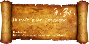 Hutvágner Zsigmond névjegykártya